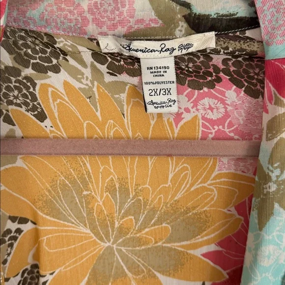 American Rag kimono 2x/3x - Picture 2 of 3